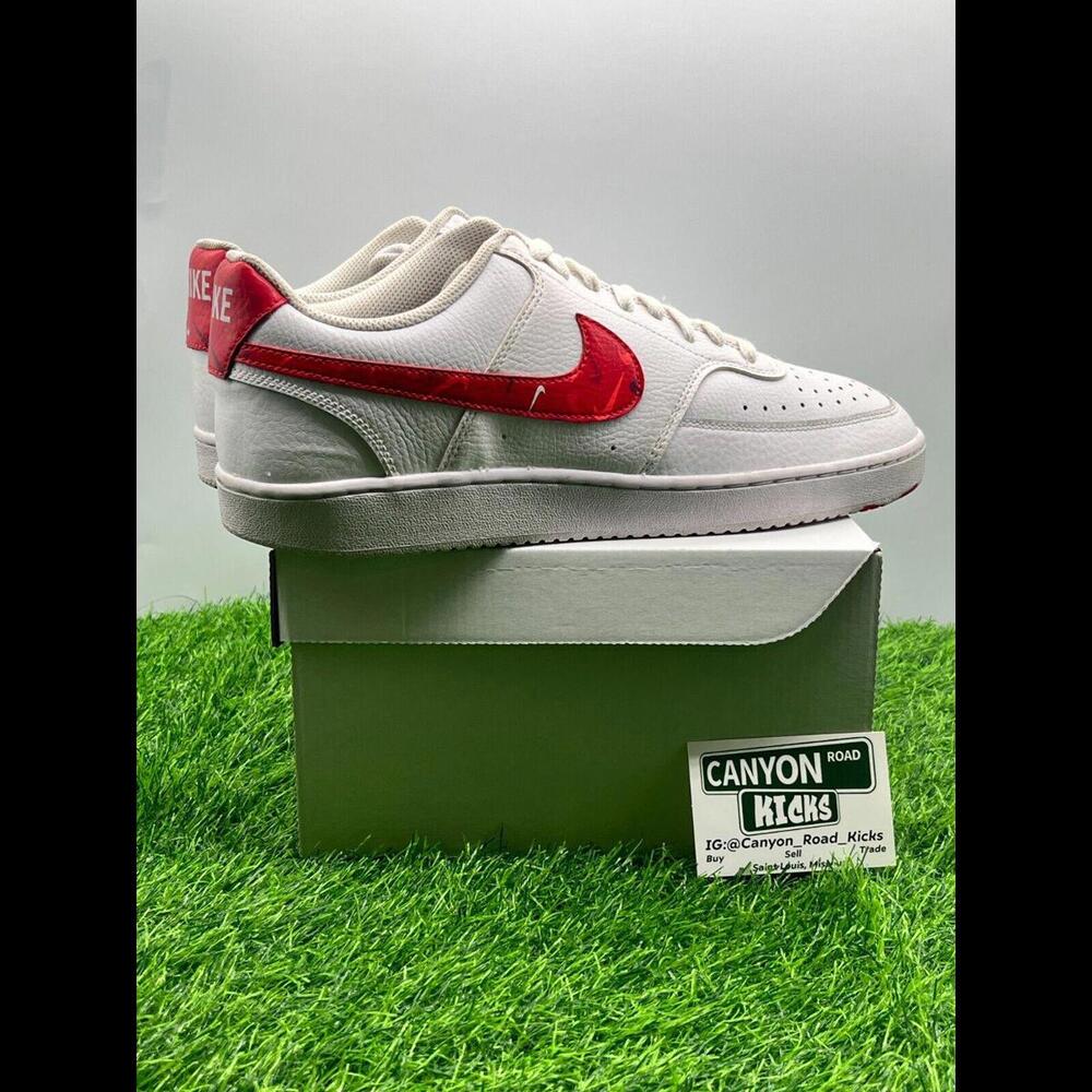 Size 11 - Nike Court Vision Low Swoosh Print